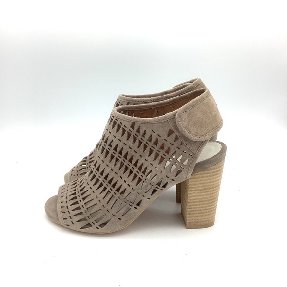 Jeffrey Campbell Leather Open Toe Heel Sandals 8 - Picture 7 of 14